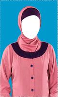 Hijab Scarf Style Photo Suit Affiche