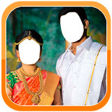South Indian Couple Photo Suit icon