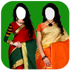 Women Fashion saree photo Suit icon