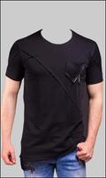 Men T-Shirts Photo Suit Editor پوسٹر