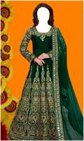 Women Anarkali Dress photos ポスター