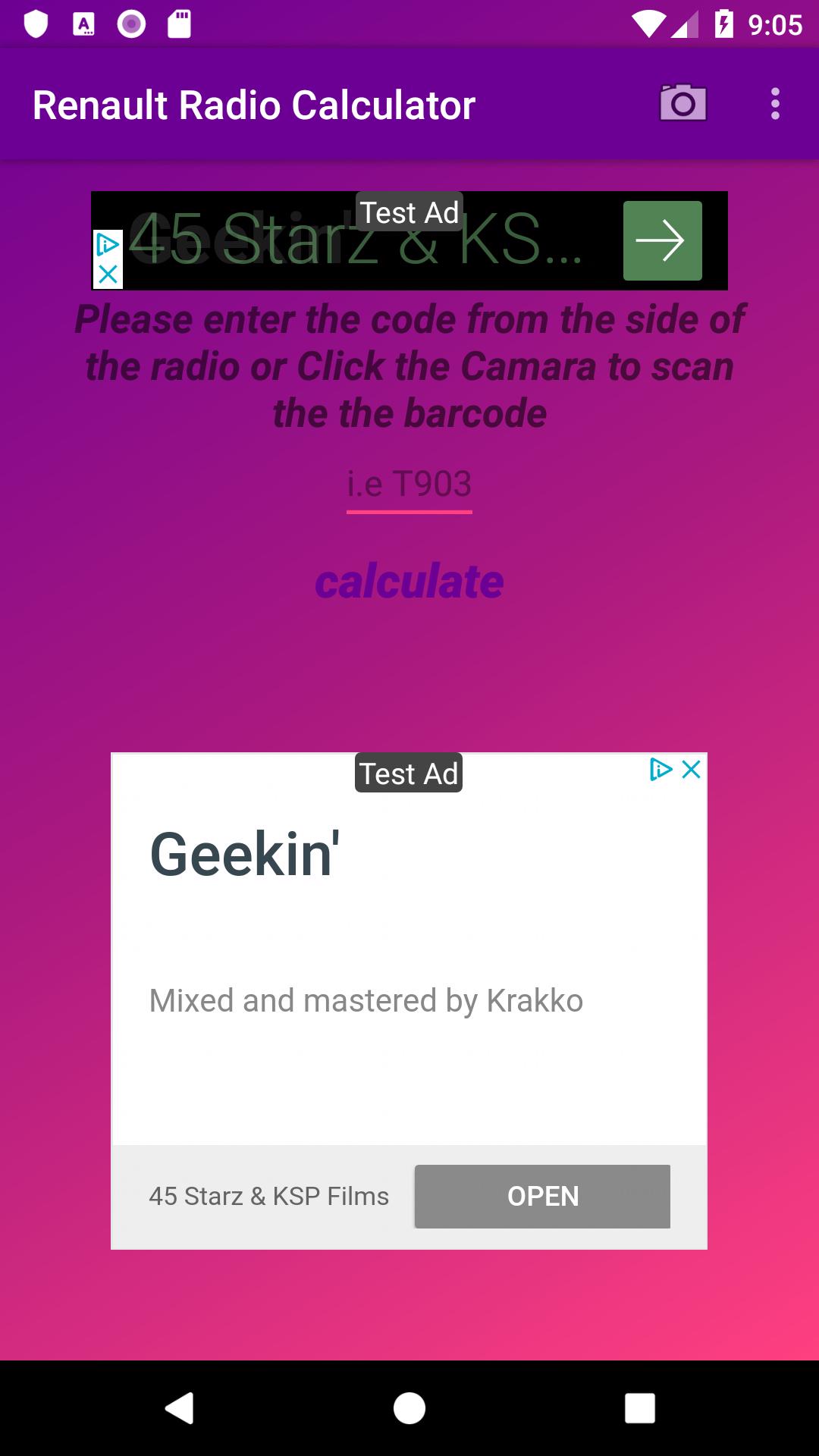 Descarga de APK de Renault Radio Code Calculator para Android