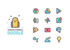 2 Schermata Crayon Icon Pack