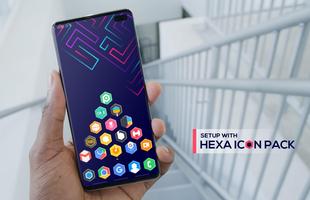 Hexa Icon Pack : Hexagonal Plakat