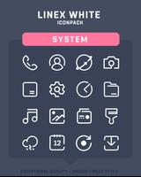 LineX White Icon Pack ภาพหน้าจอ 1