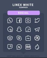 LineX White Icon Pack ภาพหน้าจอ 3