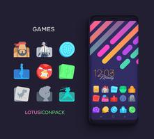 برنامه‌نما Lotus Icon Pack عکس از صفحه