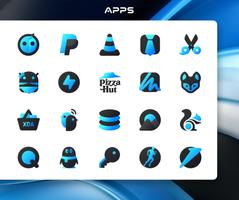 Blue Icon Pack : LuXBlue screenshot 3