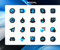 Blue Icon Pack : LuXBlue screenshot 2