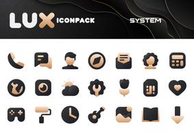 Gold IconPack : LuXGold تصوير الشاشة 2