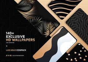 Gold IconPack : LuXGold تصوير الشاشة 1