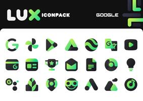 Green Icon Pack : LuX تصوير الشاشة 2