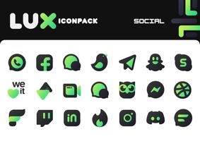 Green Icon Pack : LuX تصوير الشاشة 3