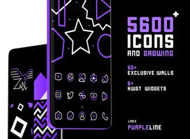 PurpleLine Icon Pack : LineX Affiche