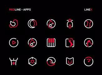 RedLine Icon Pack : LineX APK 下載