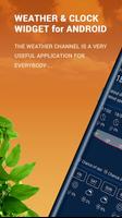 Weather & Clock Widget for Android poster