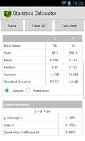 Statistics Calculator تصوير الشاشة 1