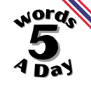 5 Words Thai Vocabulary APK