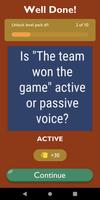 برنامه‌نما Active and Passive Voice Quiz عکس از صفحه
