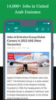 UAE JOBS Affiche