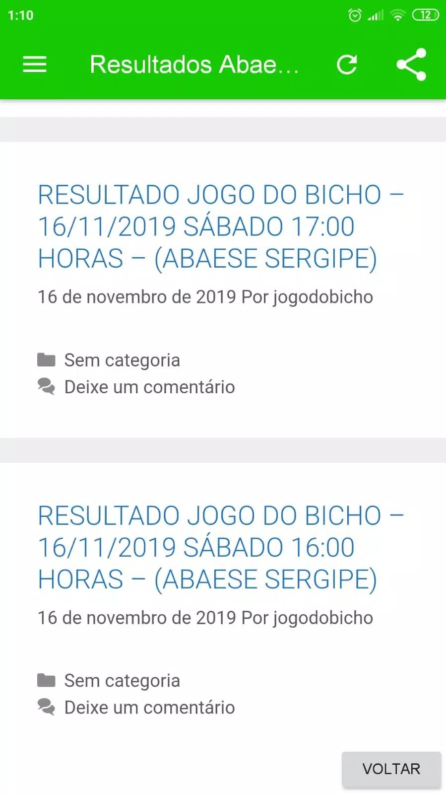 resultado do jogo do bicho de itabaiana sergipe de hoje