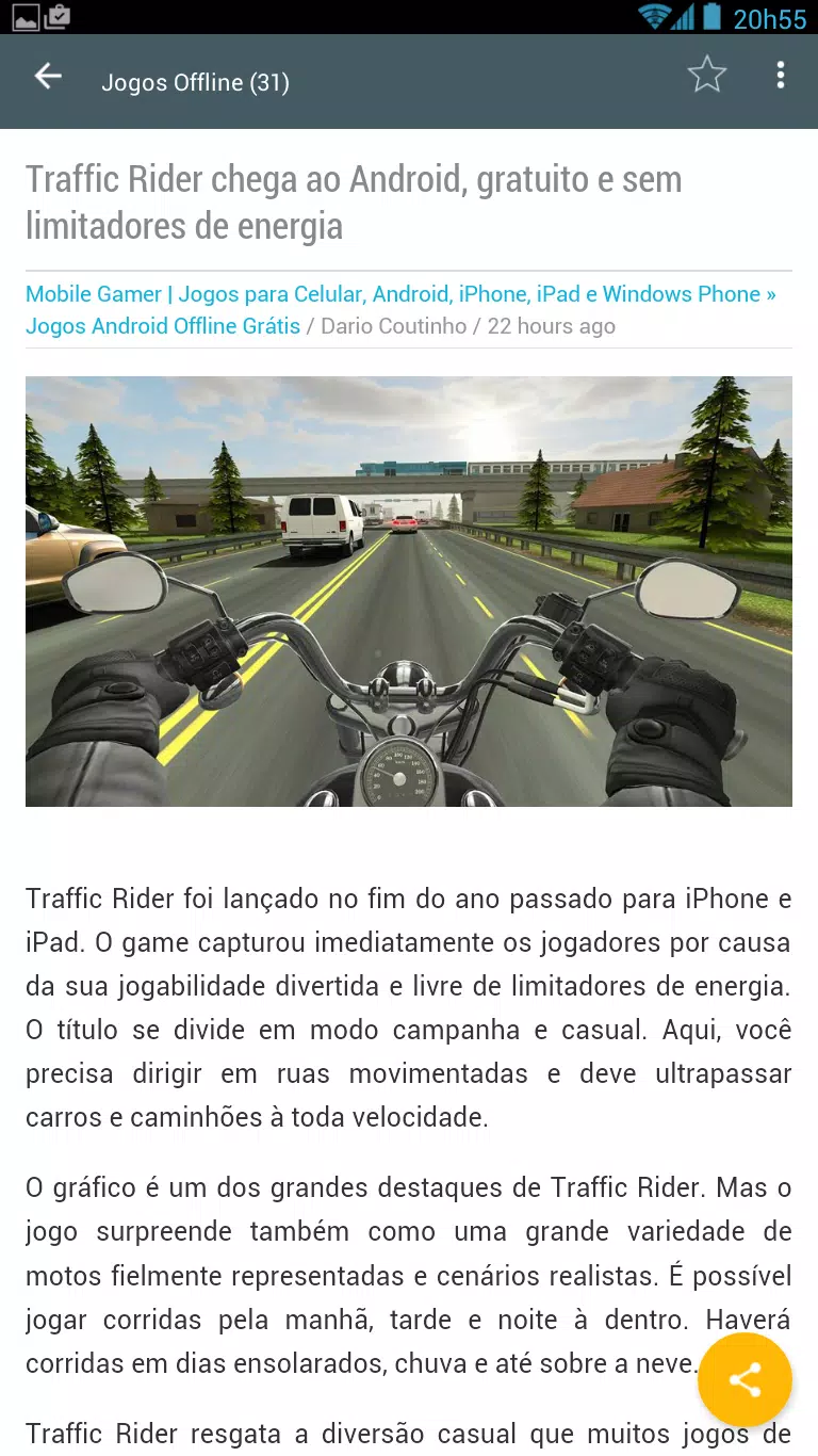 Jogo de Motos Brasileiras para Celular & IOS 