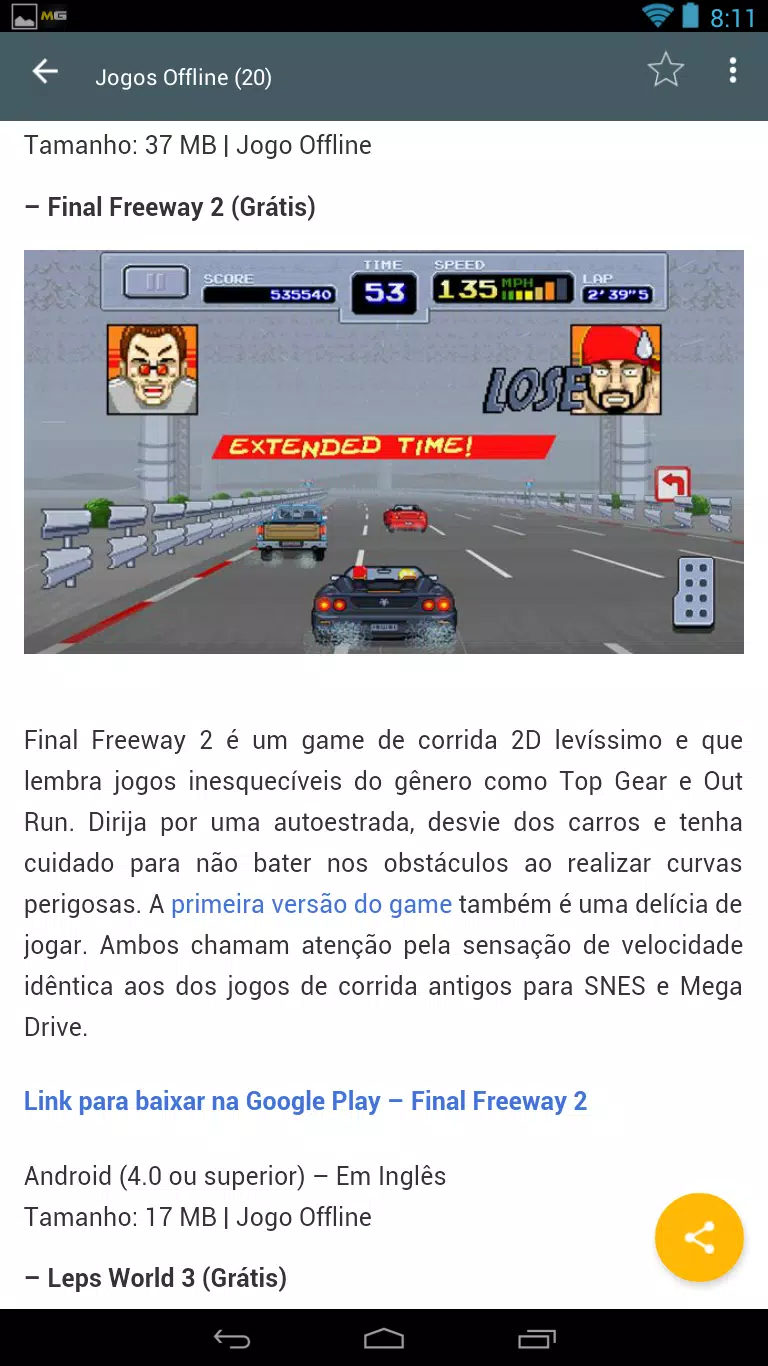 Android: 25 Jogos Offline Para Baixar Grátis #3 - Mobile Gamer