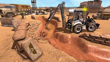 Army Real JCB Game Excavator 스크린샷 2