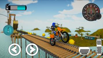 Moto BMX Jeux - Retarder Affiche