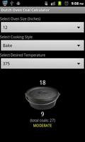 Dutch Oven Charcoal Calculator ảnh chụp màn hình 1