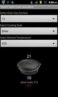 Dutch Oven Charcoal Calculator syot layar 2