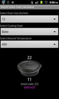 Dutch Oven Charcoal Calculator syot layar 3