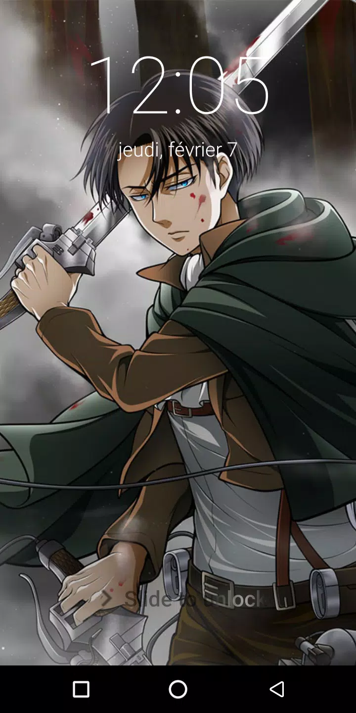 New Levi Ackerman Lock Screen Apk Pour Android Telecharger