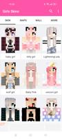 برنامه‌نما Girls Skins of Minecraft PE عکس از صفحه