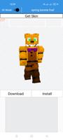 FNAF Skins of Minecraft PE Ekran Görüntüsü 3
