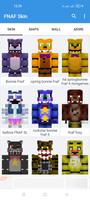 FNAF Skins of Minecraft PE Affiche