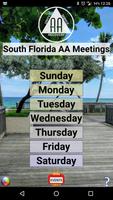 South Florida AA Meetings Affiche