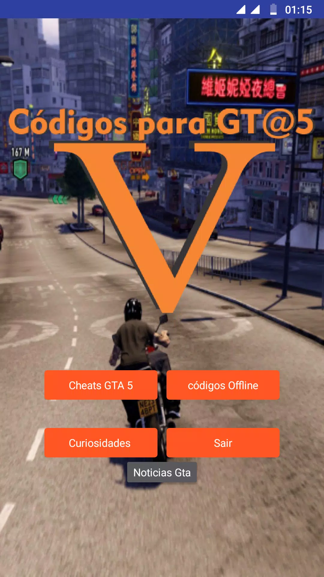 Códigos GTA APK para Android - Download