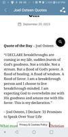 Joel Osteen Quote of the Day captura de pantalla 2