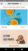 Joe's Milkbar Order & Earn ảnh chụp màn hình 1