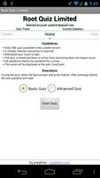 Root Quiz - Limited ポスター