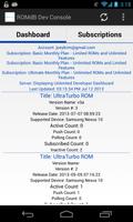 ROMDashboard Developer Console পোস্টার
