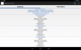 ROMDashboard Developer Console تصوير الشاشة 2