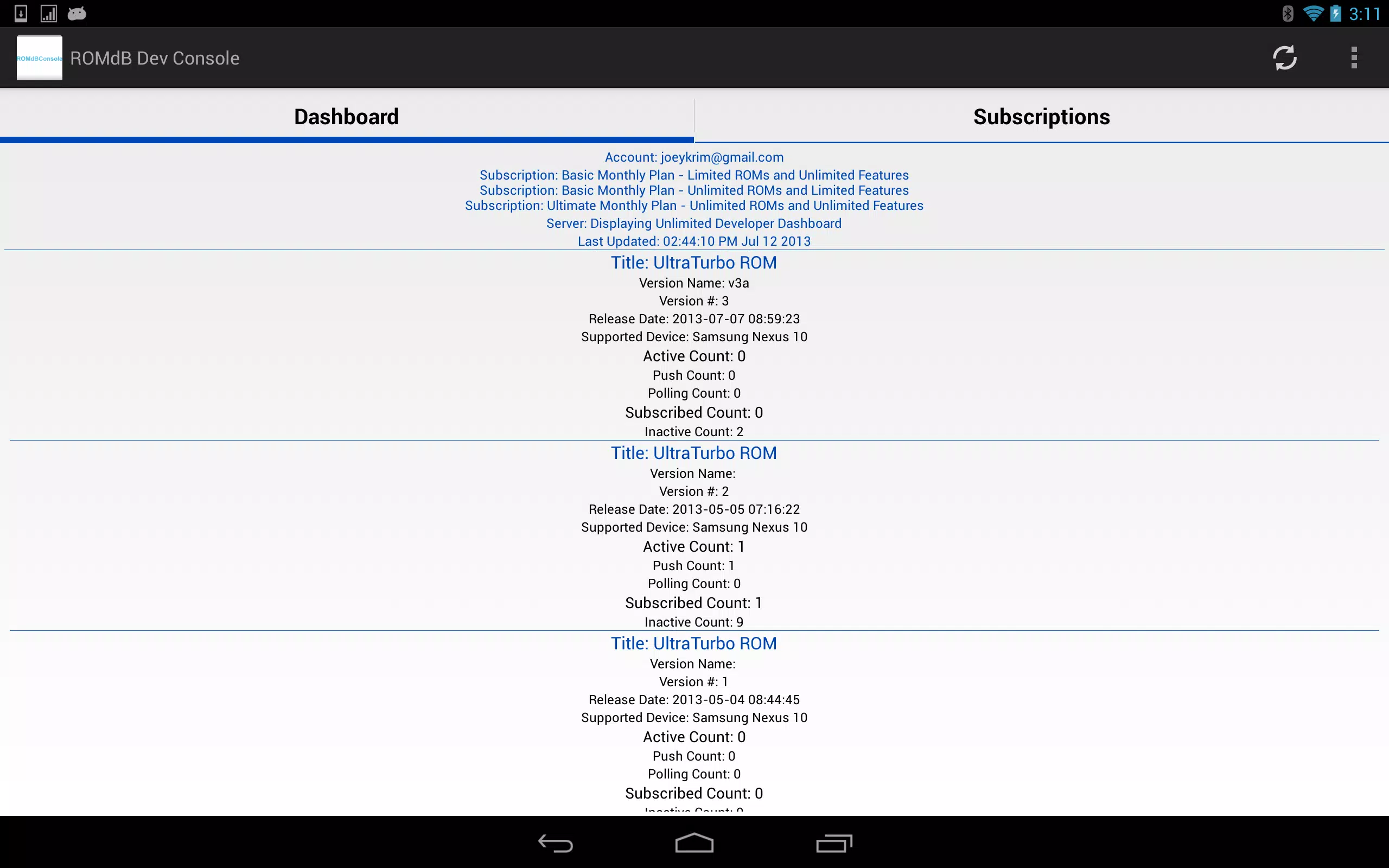 Romdashboard Developer Console Apk For Android Download