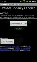 WiMAX Key Checker poster
