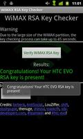 WiMAX Key Checker captura de pantalla 1