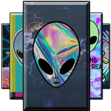 Cute Alien Wallpaper icône