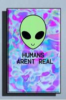 Cute Alien Wallpaper Ekran Görüntüsü 3