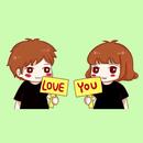 Couple Cute Wallpaper HD.aab APK