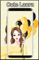 Cute Laurra Girl Wallpaper تصوير الشاشة 1